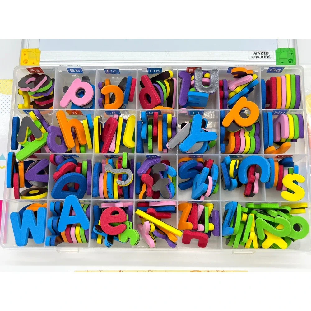 Koko Aroma Maker For Kids 291 ABC Magnets & Geometric Shape w/ Whiteboard Bundle